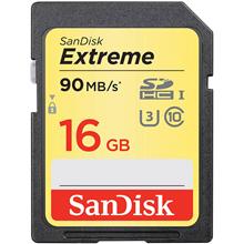 کارت حافظه سن دیسک مدل Extreme Class 10 با ظرفیت 16 گیگابایت و سرعت 90 مگابایت بر ثانیه